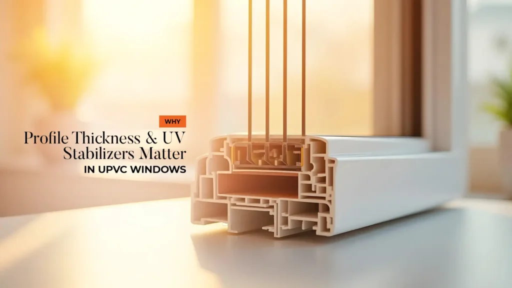Best uPVC window manufacturer in Uttarakhand – Premium profile thickness & UV protection for durable windows