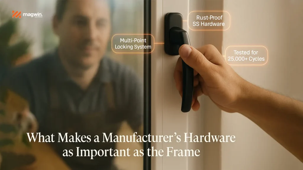 High-quality hardware from the best windows and doors manufacturer in Uttarakhand