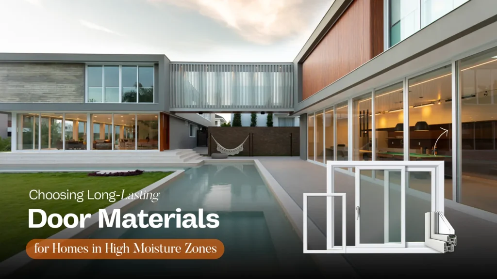 Modern home with uPVC sliding windows and doors by the Best Windows and Doors Manufacturer in Uttarakhand