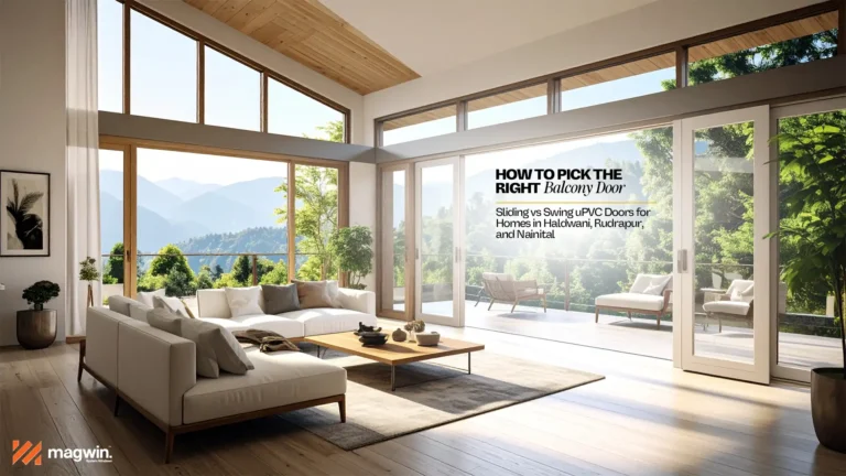How to Pick the Right Balcony Door: Sliding vs Swing uPVC Doors for Homes in Haldwani, Rudrapur, and Nainital