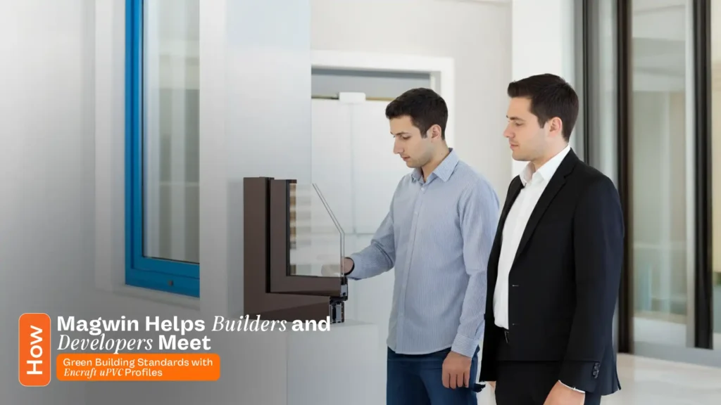 Builders exploring Encraft uPVC windows for builders and sustainable building projects.