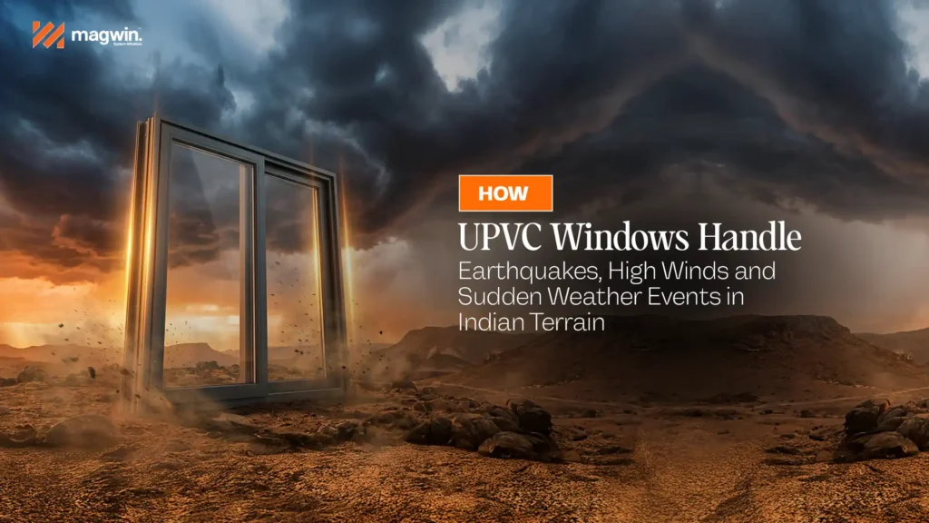 uPVC windows for seismic zones India designed to withstand earthquakes, high winds, and extreme weather