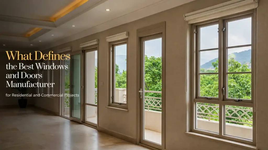 best windows and doors manufacturer in Uttarakhand with modern installations for homes and commercial spaces
