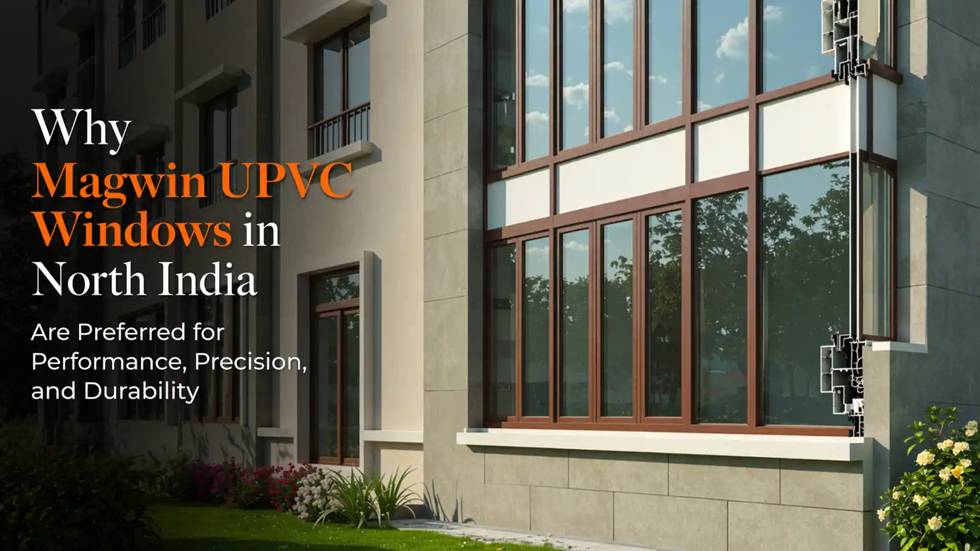 Weak Window Magwin uPVC Windows North India for long-lasting performance