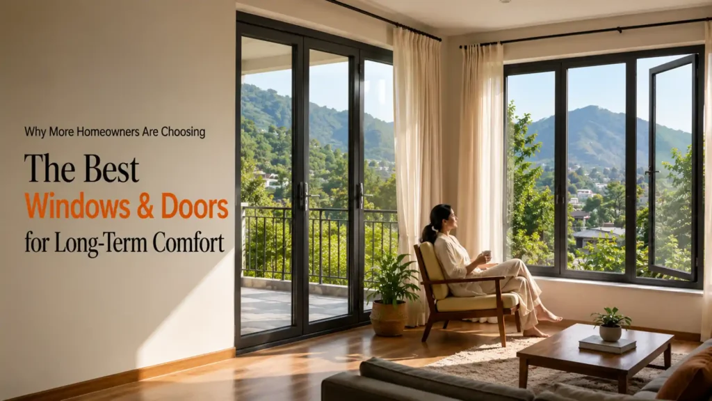 Best Windows and Doors in Uttarakhand designed for scenic views, natural light, ventilation, insulation, and long-term living comfort
