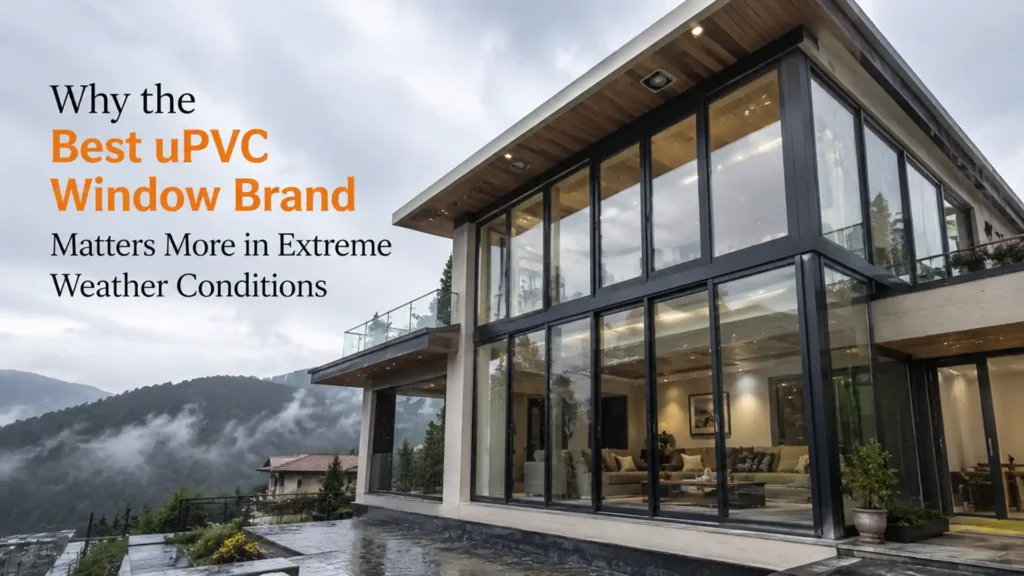 Best uPVC Window Brand in Ranikhet providing durable weather-resistant windows for modern hillside homes in extreme climate conditions