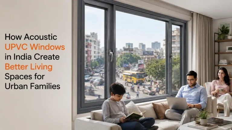 How Acoustic uPVC Windows in India Create Better Living Spaces for Urban Families
