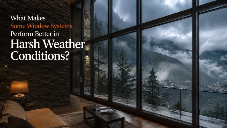 What makes some window systems perform better in harsh weather conditions?