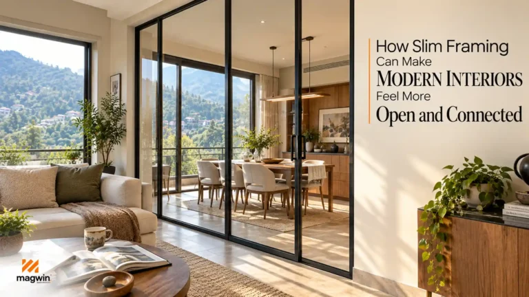 How slim framing can make modern interiors feel more open and connected